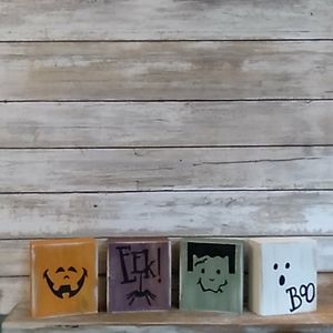 Halloween Shelf Blocks